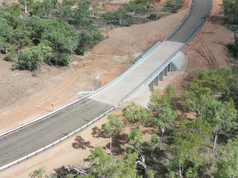 Archie Dinner Creek road and culvert upgrade