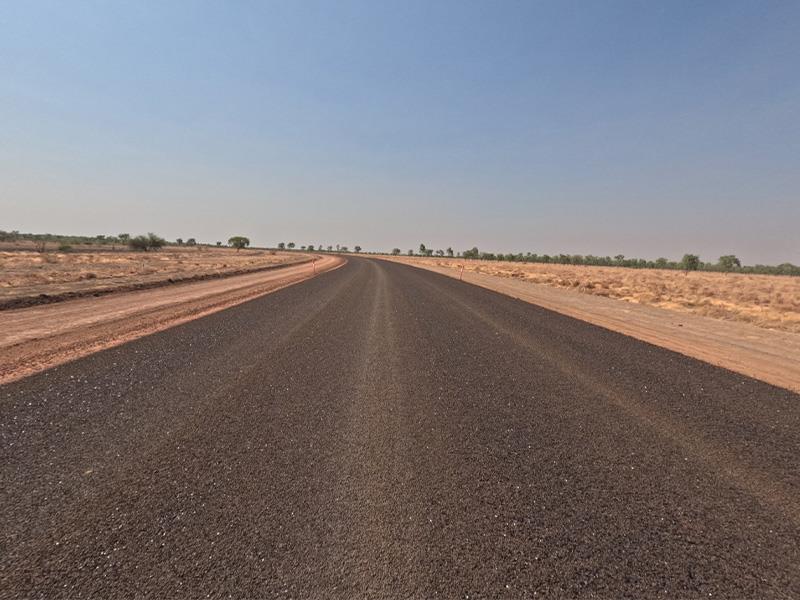 Floraville Road 70km road restoration